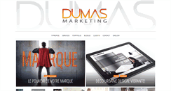 Desktop Screenshot of dumasmarketing.com